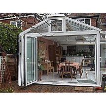 Gabel Fronted Conservatory with Visi-Doors 